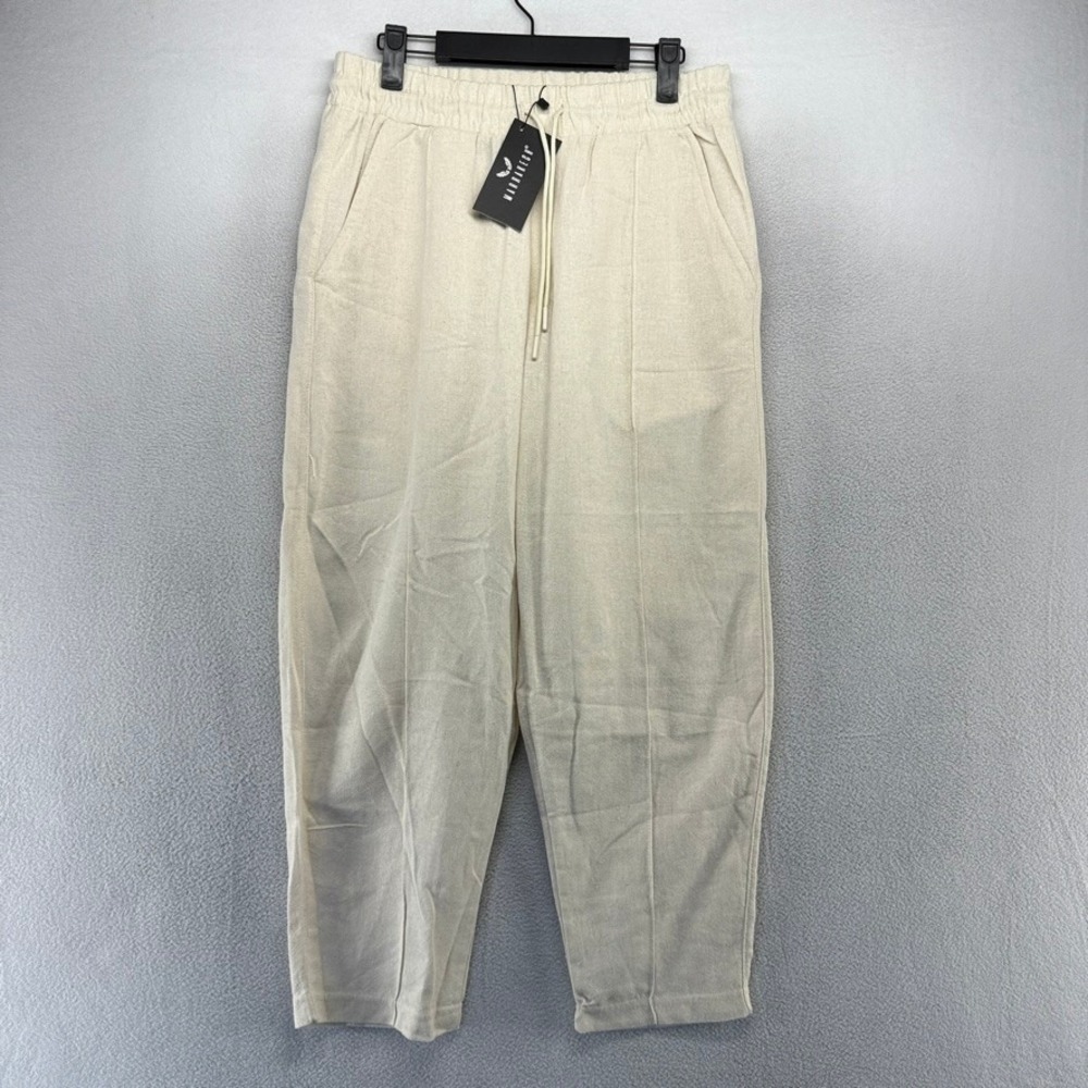Marrakech Pants Women Medium Beige Casual Blend Summer Tapestry Lightweight NEW